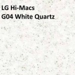LG Hi-Macs G04 White Quartz